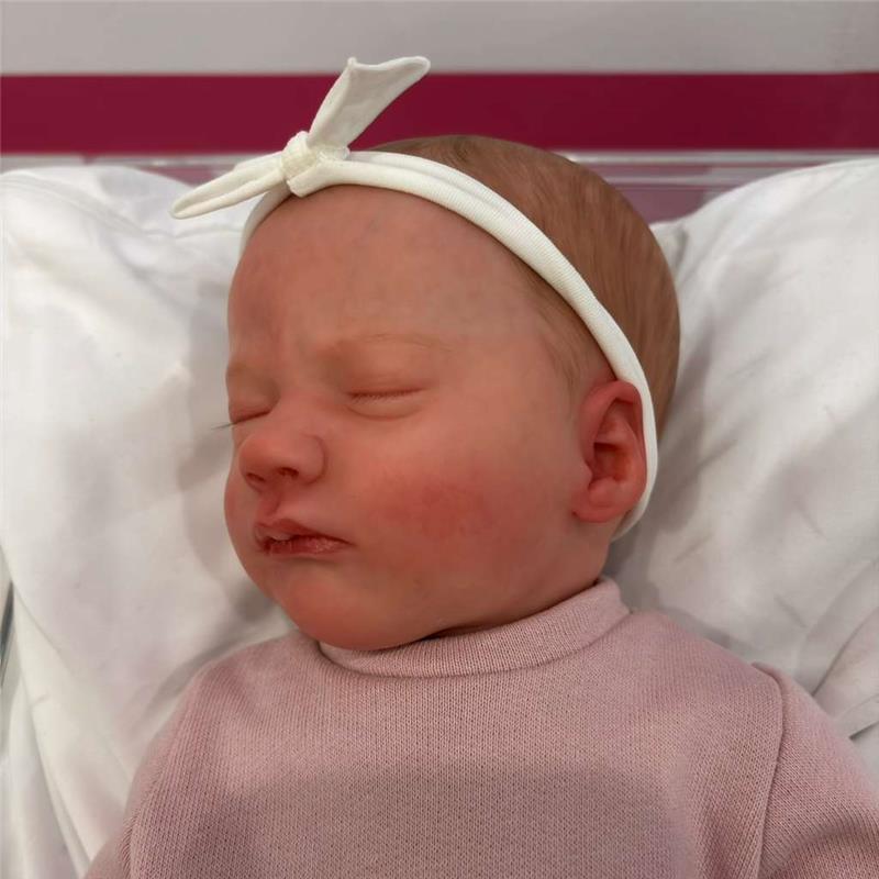 Reborn Baby Doll White Vinyl Ashley Asleep