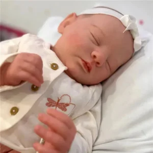 Reborn Baby Doll White Vinyl Evelyn