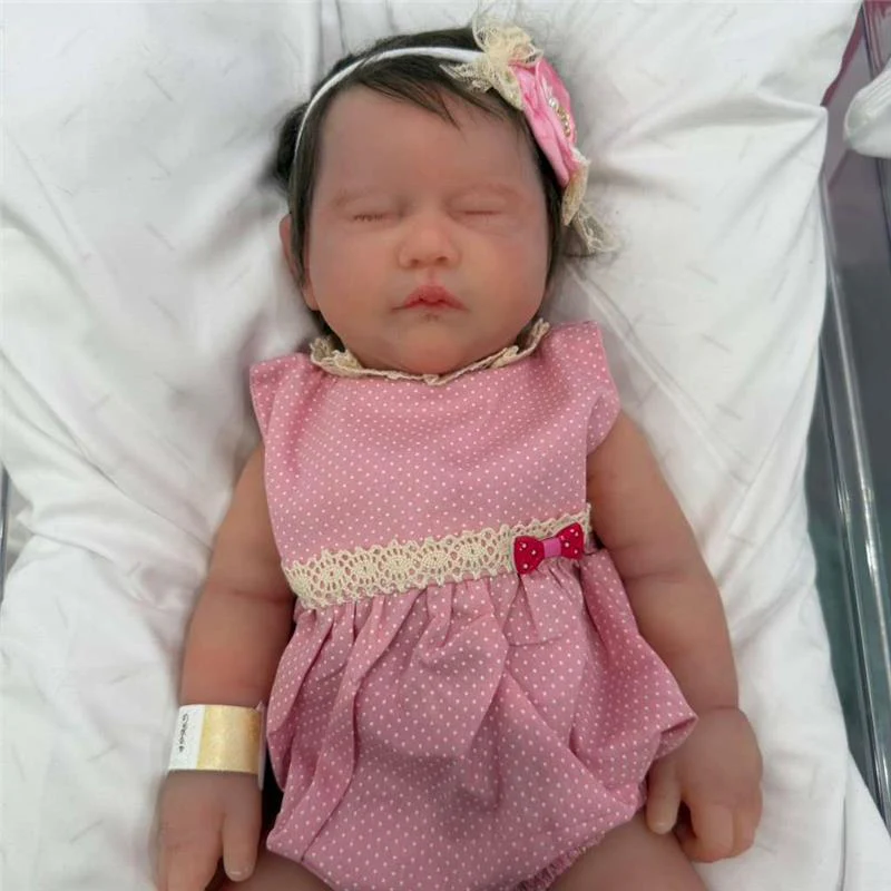 Reborn Baby Doll Full Silicone Peaches