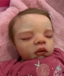 Reborn Baby Doll White Vinyl Megan Sleeping