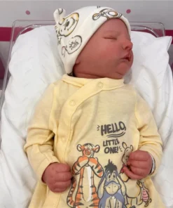 Reborn Baby Doll White Vinyl Owen Asleep