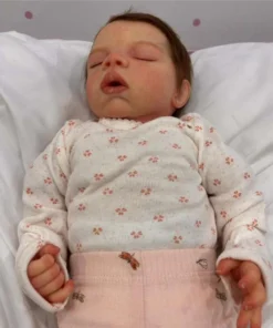 Reborn Baby Doll White Vinyl Joanna Sleeping